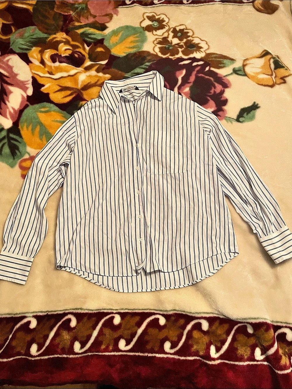Zara Women’s Striped Button Down Size Medium